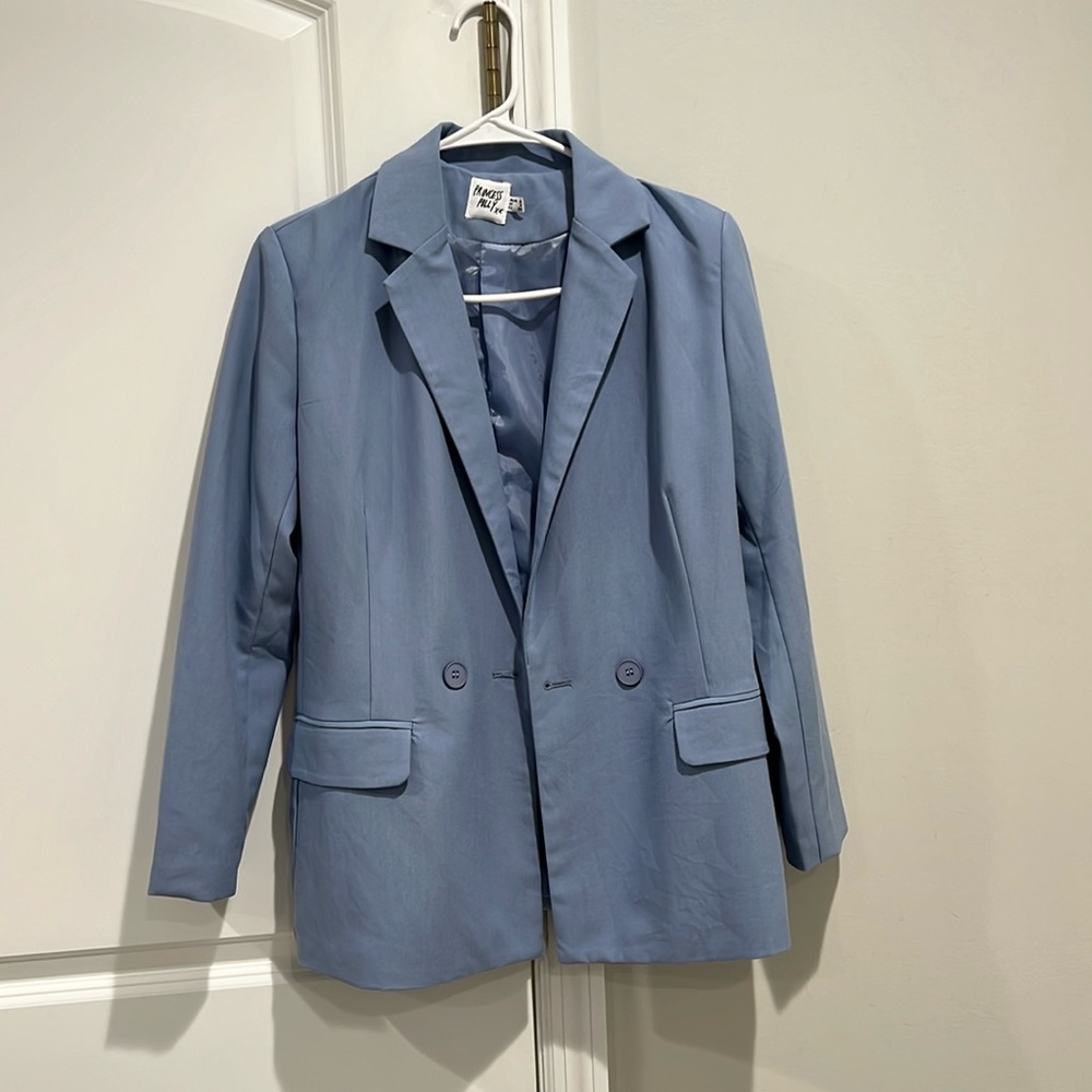 Dusty blue blazer